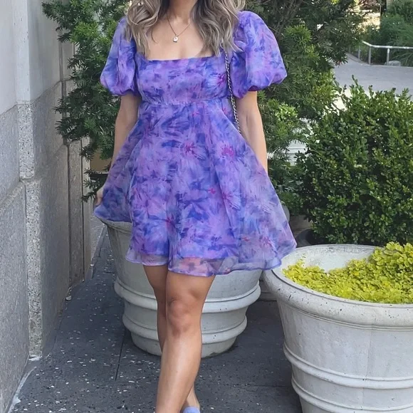 Selkie like puff sleeve dress - Picture 6 of 9